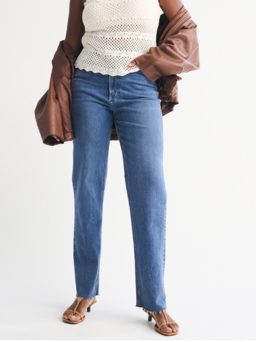 Abercrombie & Fitch 90s Relaxed Jean High Rise